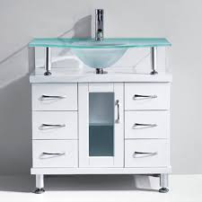 Some types of best bathroom vanities whether you are searching out a grasp bathroom vanity or a powder room vanity, keep in mind that this useful piece of furniture can dictate the room's vibe and collectively pull all of the different accessories. Virtu Usa Ms 32 Fg Wh Vincente 31 89 In W X 21 65 In D X 33 54 In H White Vanity