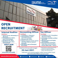 Have you just graduated college and you have in mind the next step: Lowongan Kerja Bumn Juni 2021 Jurusan Akuntansi Diutamakan Klik Bondowoso