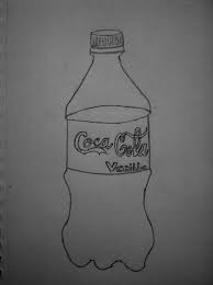 Draw a line with a marker around the neck of the plastic bottle. Day 2 Finishing Coke Bottle Sour Art