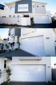 white aluminium panel garage door garagedeur the doors