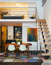 Petit Duplex Des Idees Deco Pour Amenager Un Petit Espace Elle Decoration Interieurs De Toute Petite Maison Interieur Maison Design Interieur Maison