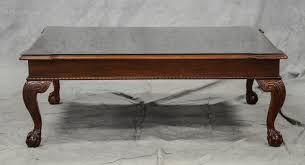Lot 2743 Custom Mahogany Ball Claw Foot Coffee Table Coffee Table Table Clawfoot