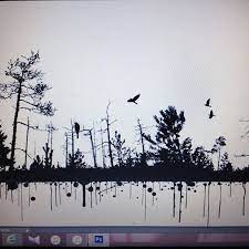 Resultado De Imagen Para Forest Tattoo Drawing Risunki Les Eskiz
