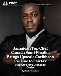 Jerked steak, anyone? Kingston-born chef Adrian Forte, a semi-finalist