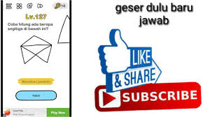 Buka tirai, kemudian perbesar layar menggunakan 2 jari, dan kamu diminta memasukan kunci gembok. Brain Out Level 127 Coba Hitung Segitiga Youtube