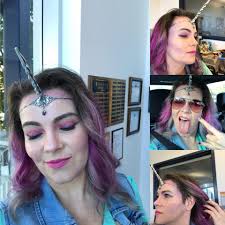 I love how this came out! Midnight Fright with SH unicorn top coat