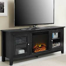 Functional with a timeless flame media console fireplaces & electric fireplace entertainment centers combine the timeless glow of a fireplace with ample storage for a television and audio equipment. Electric Fireplace Tv Stand Black Media Wood Console Heater Entertainment Center Ebay