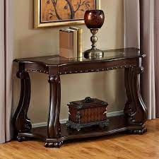 Coffee table w reversible table top. Crown Mark Furniture Madison 4320 05 Traditional Sofa Table With Glass Top Del Sol Furniture Sofa Tables Consoles