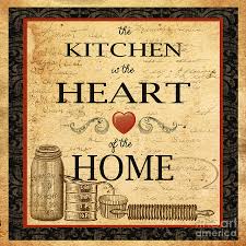 kitchen is the heart painting by jean plout