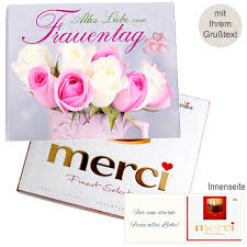 Es ist schnell, einfach und der service ist unverbesserlich! Personliche Grusskarte Mit Merci Alles Liebe Zum Frauentag 250g Blumen Online Verschicken Auf Floraprima De