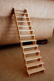 Stairs The Sides Are Balsa Wood And The Steps Are Popsicle Sticks Yep Popsicle Sticks Barbie Doll House Popsicle Stick Houses Diy Dollhouse