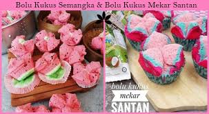 Resep bolu kukus menjadi jajanan sederhana jenis sponge cake ini proses pematangannya dengan cara di kukus. Resep Bolu Kukus Semangka Resep Bolu Kukus Mekar Santan Neng Infoo