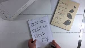 Holz Druck Diy Auf Holz Drucken Mega Easy Anleitung Auf Deutsch Anleitungen Easy Holz