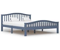 Cadre de lit :couleur : Vidaxl Cadre De Lit Bois De Pin Massif Gris 160 X 200 Cm Au Meilleur Prix Sur Idealo Fr