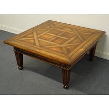 Tuscan home decorating decorating coffee tables tuscan design tuscan style hand painted pottery pottery painting tuscany decor world decor metal wall art decor. Henredon Furniture Rustic Italian Tuscan Style 48 Square Accent Coffee Table With Inlay Top Chairish