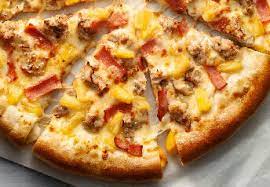 Treat yourself to the best takeaway pizzas, garlic bread and desserts from your our own tomato sauce, topped with pepperoni (salami), mushrooms, green peppers, red onions, mozzarella cheese and a spicy beef topping to tickle your taste buds. Order Pizza Online Hawaiian Chicken More Flavours Pizza Hut Malaysia