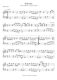 How to play grenade piano tutorial / sheet music (bruno mars) by joe raciti download. Senorita Easy Sheet Music For Piano Solo Musescore Com