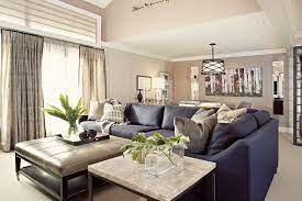 Toronto Family Room Designed By Elizabeth Metcalfe Interiors Photography By Stillmoments Pho Leather Sofa Living Room Blue Couch Living Room Blue Sofa Living