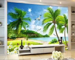 Check spelling or type a new query. Beibehang 3d Wallpaper Hd Seascape Scenery Wall Papers Home Decor Coconut Tree Beach Wallpaper Tv Background Decorative Mural Wallpapers Aliexpress