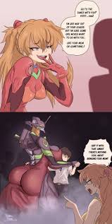 neon genesis evangelion, asuka langley sohryu, eva unit 01, shinji ikari,  rebelradio - Rule 34 World