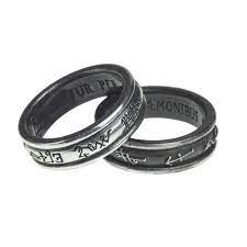 Alchemy Gothic Demon Black Angel White Ring Gothic Jewelry Rings Gothic Rings Alchemy Gothic Ring