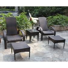 Bellini Home And Gardens W60105 Furio 5 Piece Conversation Set Patio Outdoor Wicker Furniture Wicker Patio Furniture