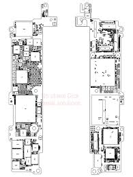 7p motherboard map (high pass version, intel version); Iphone 8 Schematic Diagram And Pcb Layout Pcb Circuits