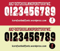 Click the logo and download it! Liverpool Ucl 96 97 Vector Font Kornfootballfonts