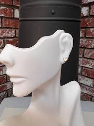 Vintage 10K Solid Gold Heart Stud/earrings. Cute and Dainty. Favorite This  Item Receive 20% Off. Enter Code HAVEFUN.