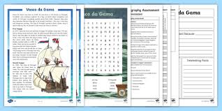 Vasco da gama's momentous voyage irreversibly changed the course of human history by opening up the sea route to the east. Vasco Da Gama Assessment Pack Teacher Made