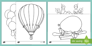 Teddy bear hot air balloon visit dltk's transportation crafts and printables. Free Balloon Themed Coloring Pages Teacher Made