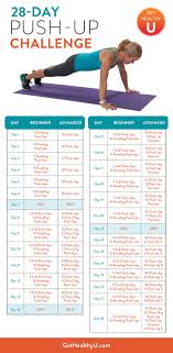 A Chart For A 28 Day Push Up Challenge From Chris Freytag