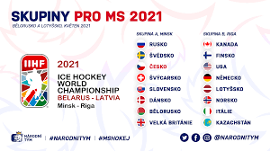 Na mistrovství světa v hokeji se chystá také server isport. Skupiny Pro Ms 2021 Cesi Hraji V Minsku Narazi Na Rusy Ci Slovaky Hokej Cz Web Ceskeho Hokeje