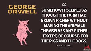 The lesson is divided into two parts. Somehow It Seemed As Though The Farm Had Grown Richer Without Making The Animals Themselves Any Richer Except Of Course For The Pigs And The Dogs Magicalquote