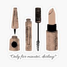 Beauty and makeup art in nude Only five minutes, darling