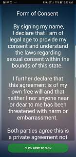 Furthermore you can trigger the daily monitoring of. Proof That Yes Means Yes Sexual Consent Apps Let Users Agree To Have Sex