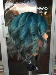 Teal And Grey Hair Tealhair Bluehair Greyhair Hairinspiration Teal Hair Colored Hair Tips Hair Inspiration Color