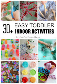 30 Toddler Indoor Activities Printable List Included Indoor Activities For Toddlers Toddler Activities Activities For Kids
