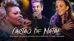 She was on six albums with banda eva, and seven more solo albums. Deise Cipriano Ivete Sangalo Jota Quest E Outros Cartao De Natal Jovem Pan Youtube