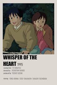 Whisper Of The Heart By Yasemin Bali Anime Wall Art Manga Covers Anime Recommendations