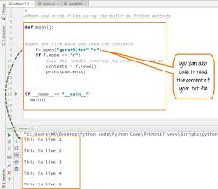 Reading And Writing Files In Python Python Reading Writing