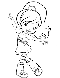 Top 20 strawberry shortcake coloring pages for kids: Strawberry Shortcake Berrykins Coloring Pages Download And Print For Free