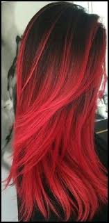 Schwarz Rot Ombre Haarfarbe Haare Pinterest Schwarz Rot Meine Frisuren Haarfarben Ombre Haare Farben Bunte Haare