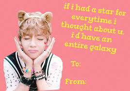 Say your warmest greetings with stunning custom vday cards, that you can make in minutes. Bangtan Valentine Cards Sarangseoltang Kpop Vingle Interest Network