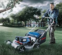 Greenworks 80v 21 inch cordless push lawn mower, includes two 2ah batteries and charger, glm801601. New Bosch Cordless Lawn Mower Is Powered By One Or Two 36v Battery Packs