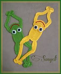 Kurbaga Kitap Ayraci Frog Bookmark Tig Motifleri Tig Isleri Orgu