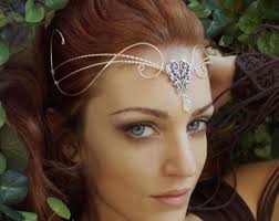 Handmade Brass Circlet, Crown With Triquetra Setting.
