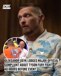 🚨 USYK'S ON A MADNESS 🚨 He never complains about anything. A few days  away from the biggest fight of his life, the world champion has put a call  in. Things could