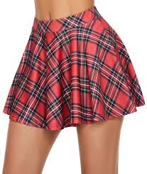 Amazon.com: Avidlove Sexy Colegiala Mini Falda Traviesa Acampanada Plisada  Faldas Corto Lencería, Rojo mezclado verde-a : Ropa, Zapatos y Joyería