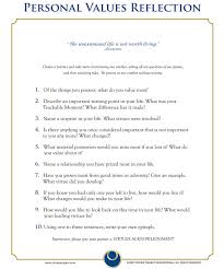 Personal Values Reflection Counseling Activities Personal Development Activities Personal Values